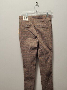 Anne Klien Woven taupe trouser pants -s isze small s - business, work,girlboss